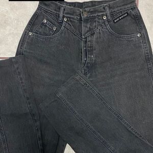 Rare Vintage Rockies Dark Gray Wash Button Fly Rocky Mountain